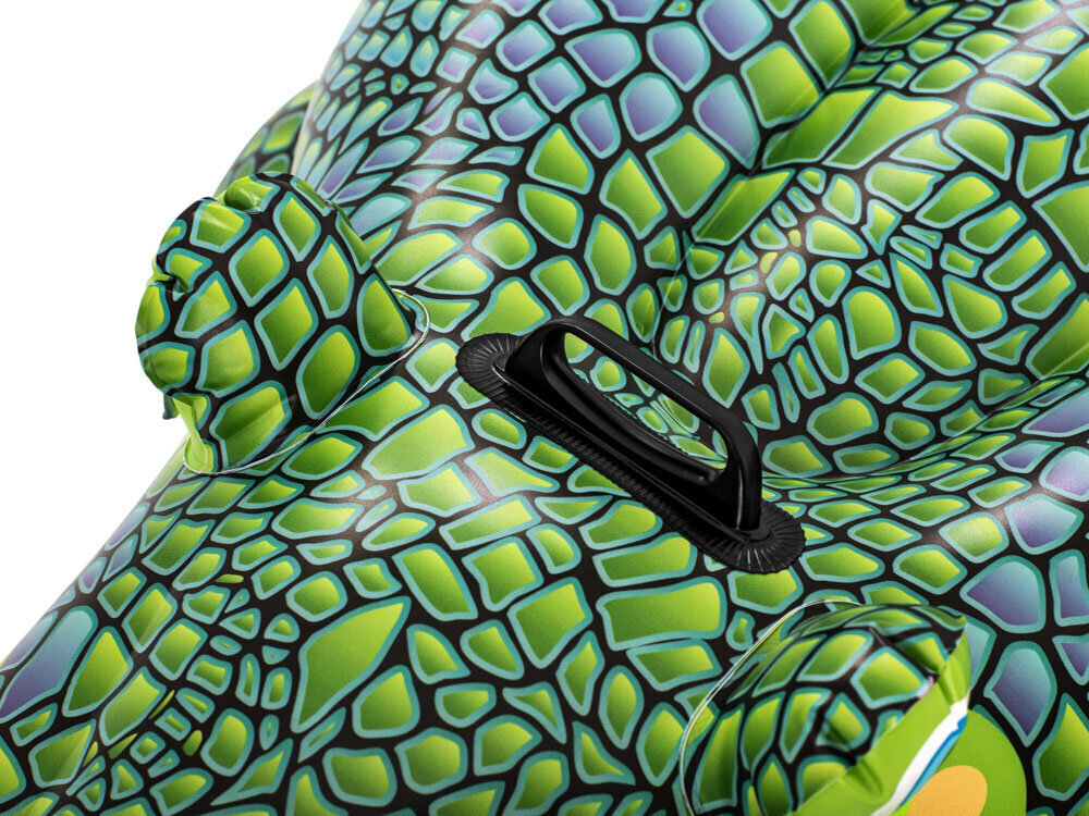 Täispuhutav lamamistool Bestway Crocodile, 152 x 71 cm, roheline hind ja info | Täispuhutavad veemänguasjad ja ujumistarbed | kaup24.ee