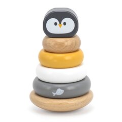 Puidust õppepüramiid Viga pingviin hind ja info | Arendavad mänguasjad | kaup24.ee