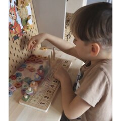 Puidust Montessori õppemäng Viga hind ja info | Arendavad mänguasjad | kaup24.ee