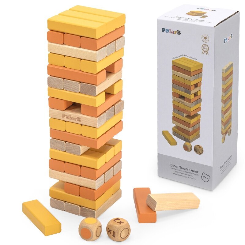 Puidust loogikamäng torn Viga цена и информация | Arendavad mänguasjad | kaup24.ee
