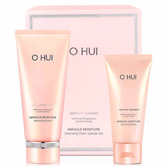 Premium niisutava vahu komplekt O HUI Miracle Moisture Cleansing Foam Set 200ml+100ml hind ja info | Näopuhastusvahendid | kaup24.ee