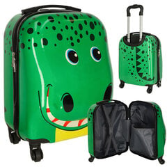 Детский чемодан - крокодил J32 цена и информация | Чемоданы, дорожные сумки | kaup24.ee