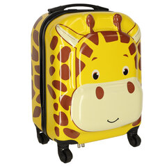 Детский чемодан - жираф J34 цена и информация | Чемоданы, дорожные сумки | kaup24.ee