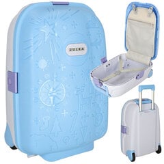Детский чемодан J36, синий цена и информация | Чемоданы, дорожные сумки | kaup24.ee