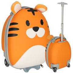 Детский чемодан - тигр J39 цена и информация | Чемоданы, дорожные сумки | kaup24.ee