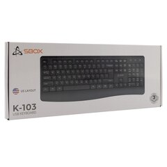 Sbox K-103 US hind ja info | Klaviatuurid | kaup24.ee