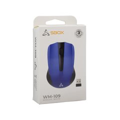 Компьютерная мышь Sbox WM-109 Blue цена и информация | Мыши | kaup24.ee
