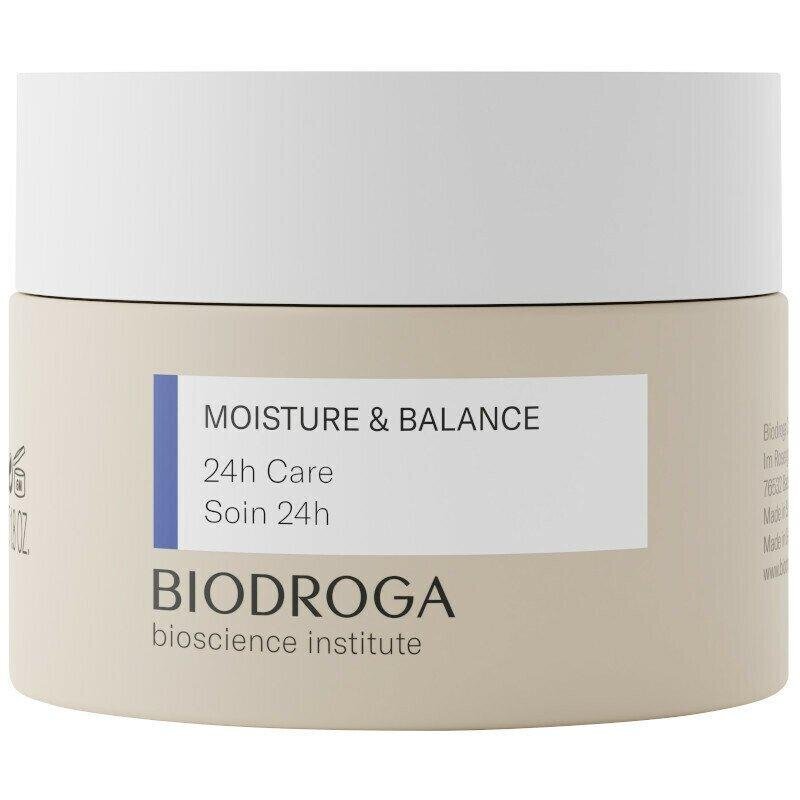 Näokreem Biodroga Moisture & Balance 24h Care, 50ml цена и информация | Näokreemid | kaup24.ee