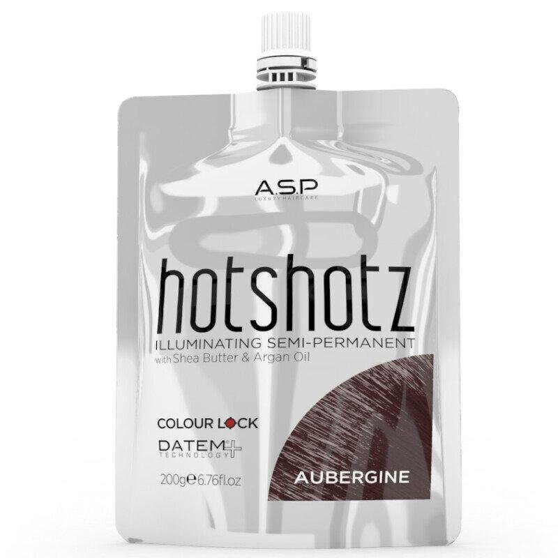 Toniseeriv juuksemask ASP Hotshotz Aubergine, 200ml цена и информация | Juuksevärvid | kaup24.ee