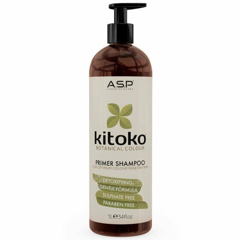 Puhastav šampoon Kitoko Botanical Color Primer Shampoo, 1000ml цена и информация | Šampoonid | kaup24.ee
