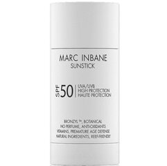 Päikesekaitsepulk Marc Inbane SunStick SPF 50 Cool White, 15g hind ja info | Päikesekreemid | kaup24.ee