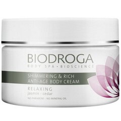 Kehakreem Biodroga Body Spa Relaxing Shimmering & Rich Anti Age Body Cream, 200ml hind ja info | Kehakreemid, losjoonid | kaup24.ee