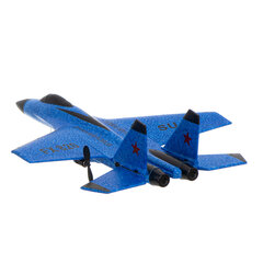  Самолет на дистанционном управлении, синий цена и информация | Развивающий мелкую моторику - кинетический песок KeyCraft NV215 (80 г) детям от 3+ лет, бежевый | kaup24.ee