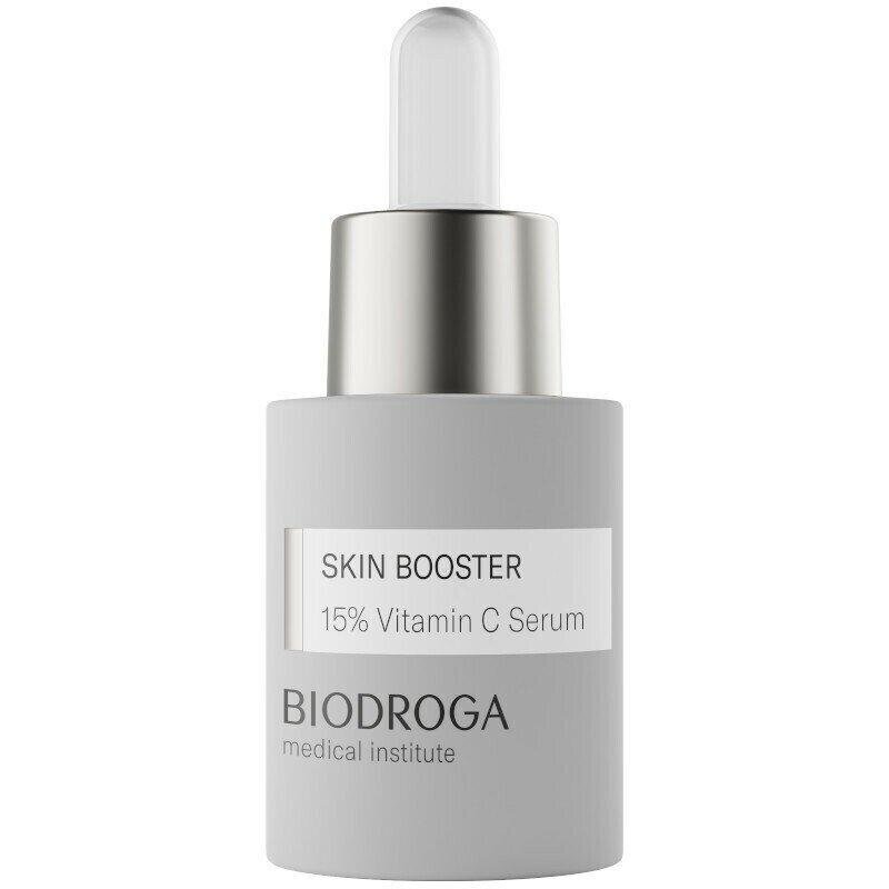 C-vitamiini seerum Biodroga Medical Skin Booster 15% C-vitamiini seerum, 15ml цена и информация | Näoõlid, seerumid | kaup24.ee