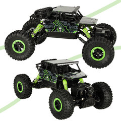 Машина на дистанционном управлении Rock Crawler, зеленая цена и информация | Развивающий мелкую моторику - кинетический песок KeyCraft NV215 (80 г) детям от 3+ лет, бежевый | kaup24.ee