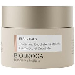 Kaela- ja dekolteekreem Biodroga Essentials Throat And Decolette Treatment, 50 ml цена и информация | Кремы для лица | kaup24.ee