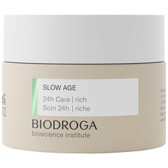 Taastav kreem kuivale nahale Biodroga Slow Age 24h Care Rich, 50ml hind ja info | Näokreemid | kaup24.ee