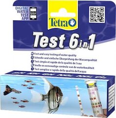 Тест-полоски Tetra Test 6в1, 25 шт. цена и информация | Аквариумы и оборудование | kaup24.ee