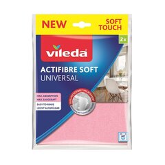 Vileda Actifibre Soft universaalne puhastuslapp, 2 tk. hind ja info | Puhastustarvikud | kaup24.ee