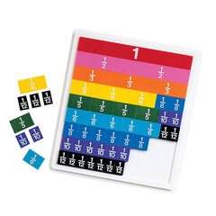 Matemaatikamäng Learning Resources Rainbow Fraction LER 0615 цена и информация | Развивающие игрушки | kaup24.ee