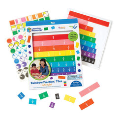 Matemaatikamäng Learning Resources Rainbow Fraction LER 0615 цена и информация | Развивающие игрушки | kaup24.ee