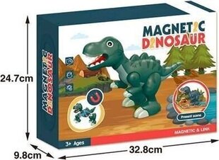 Magnetkonstruktor Dinosaurus, 7 tk цена и информация | Конструкторы и кубики | kaup24.ee