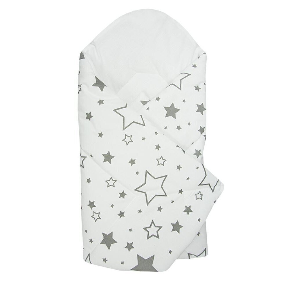 Ümbriktekk Ankras Stars, white/valge, 80x80 cm hind ja info | Beebipadjad ja -tekid | kaup24.ee