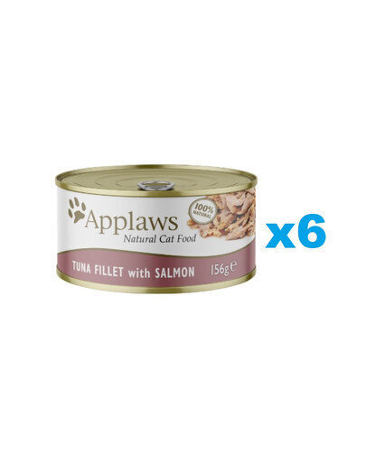 Applaws Natural Cat Food kassidele tuunikalaga, 6x156 g цена и информация | Konservid kassidele | kaup24.ee