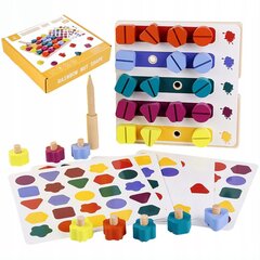 Puidust sorteerimispusle Montessori Luxma, 6563 цена и информация | Игрушки для малышей | kaup24.ee
