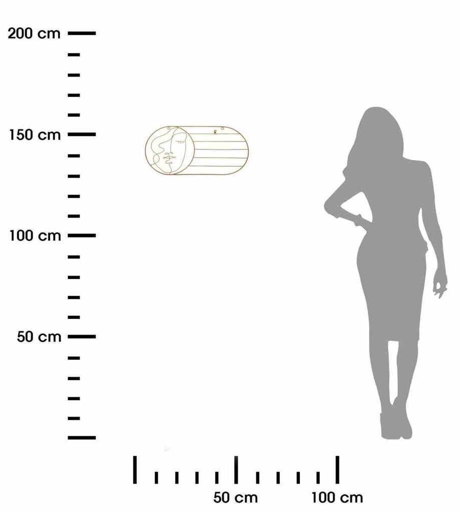 Kuldse näoga seinaorganiseerija hind ja info | Kirjatarbed | kaup24.ee