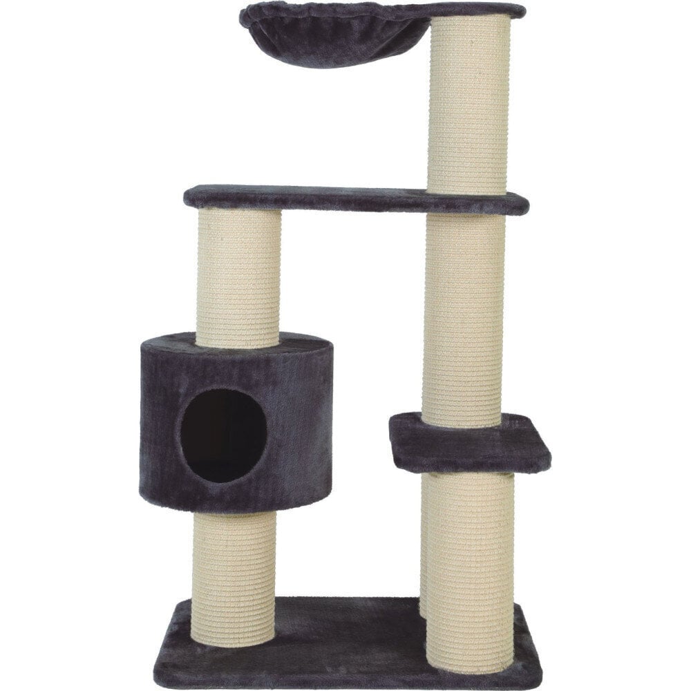 Kraapimispuu-kassimaja Zolux Big Cat 3, 83x50x134,5 cm, beež/hall hind ja info | Kassi kraapimispuud | kaup24.ee
