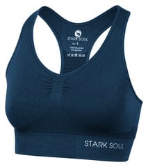 Spordirinnahoidja naistele Stark Soul® seamless microfiber sport bustier 5119, sinine цена и информация | Спортивная одежда для женщин | kaup24.ee