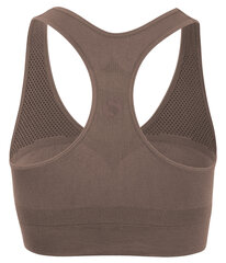 Spordirinnahoidja naistele Stark Soul® seamless microfiber sport bustier 5119, pruun hind ja info | Naiste spordiriided | kaup24.ee