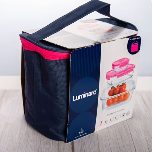 Luminarc toidu säilitusanumate komplekt Pure Box Active, 4-osaline hind ja info | Toidu säilitusnõud | kaup24.ee