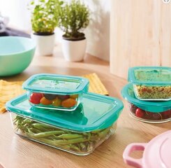 Luminarc toidu säilitusanumate komplekt Keep'n' Box, 4-osaline hind ja info | Toidu säilitusnõud | kaup24.ee