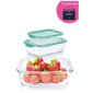 Luminarc toidu säilitusanumate komplekt Keep'n' Box, 4-osaline цена и информация | Toidu säilitusnõud | kaup24.ee