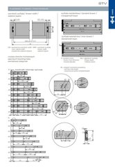 Подшипниковые направляющие ящика GTV, 45x250 мм, серые, 1 пара цена и информация | Выдвижные ящики, ящики для постельного белья | kaup24.ee