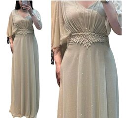 Женское вечернее платье FIRAT 542, бежевое цена и информация | Платья | kaup24.ee