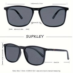 Cпортивные поляризованные солнцезащитные очки Smurf, черный цена и информация | Солнцезащитные очки | kaup24.ee