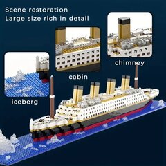 Мини-набор Smurf строительных блоков Титаник  цена и информация | Развивающий мелкую моторику - кинетический песок KeyCraft NV215 (80 г) детям от 3+ лет, бежевый | kaup24.ee