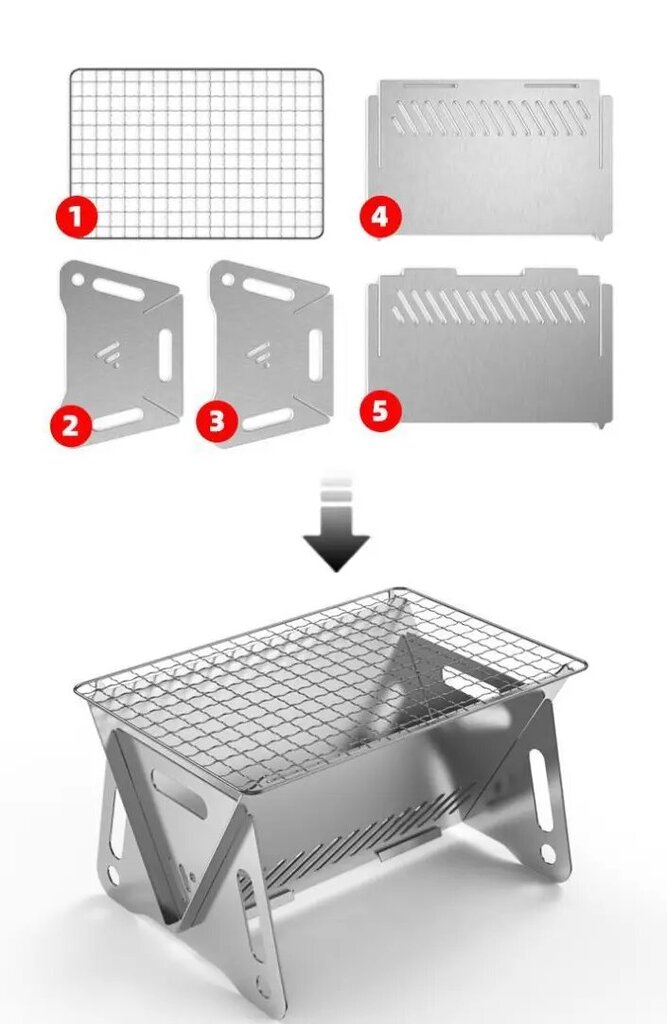 Kaasaskantav BBQ ahi Smurf hind ja info | Grillid | kaup24.ee