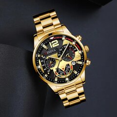 Мужские часы и цепочный браслет Geneva 985 цена и информация | Мужские часы | kaup24.ee