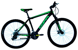 Maastikuratas MTB Coppi 27,5", M, must hind ja info | Jalgrattad | kaup24.ee