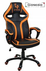 Kontoritool Giosedio GP Racer GPR049, must oranž hind ja info | Kontoritoolid | kaup24.ee