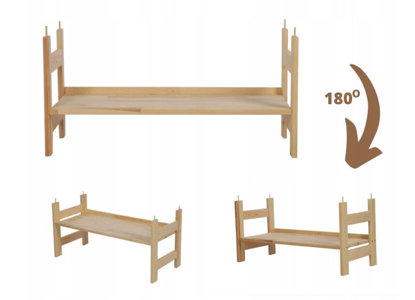 Modulaarne raamaturiiul Berdo 82,4x80x34,4 3P hind ja info | Riiulid | kaup24.ee