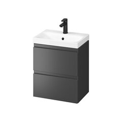 Шкафчик для ванной MODUO SLIM 50 Anthracite цена и информация | Шкафчики для ванной | kaup24.ee