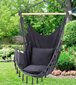 Brasiilia aiarippkiik Hammock XXL Swing Grafiit цена и информация | Võrkkiiged | kaup24.ee