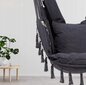 Brasiilia aiarippkiik Hammock XXL Swing Grafiit цена и информация | Võrkkiiged | kaup24.ee