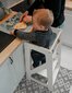 Köögiabiline, Köögiabiline Babylike BKM, 40x46x85 cm, valge цена и информация | Laste lauad ja toolid | kaup24.ee