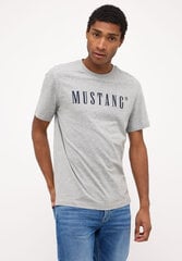 Мужская футболка Mustang, серая цена и информация | Мужские футболки | kaup24.ee
